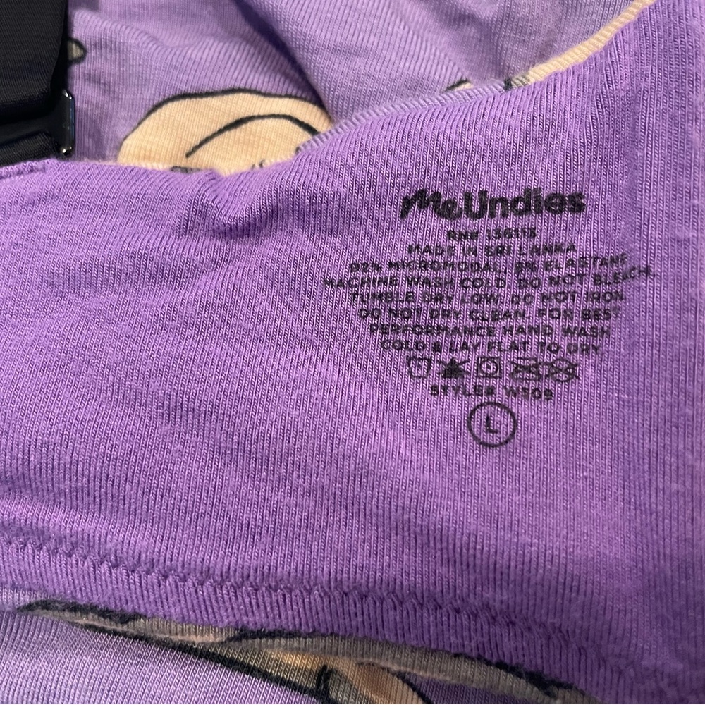 MeUndies Purple Graphic Pajama Pants